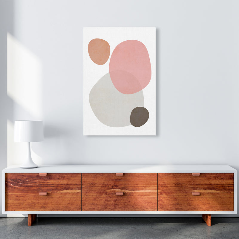 Pink and Grey Nursery Wall Art Print A A1 Canvas