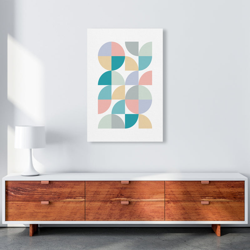Abstract Pastel Nursery Print A A1 Canvas