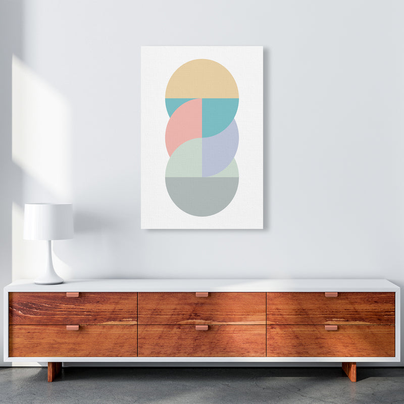 Abstract Pastel Nursery Print B A1 Canvas