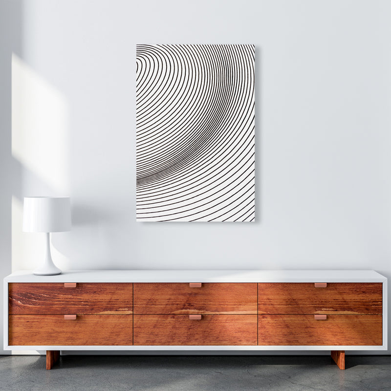 Black and White Line Drawing A1 Canvas