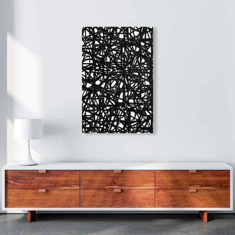 Black Graphic Print Original A1 Canvas