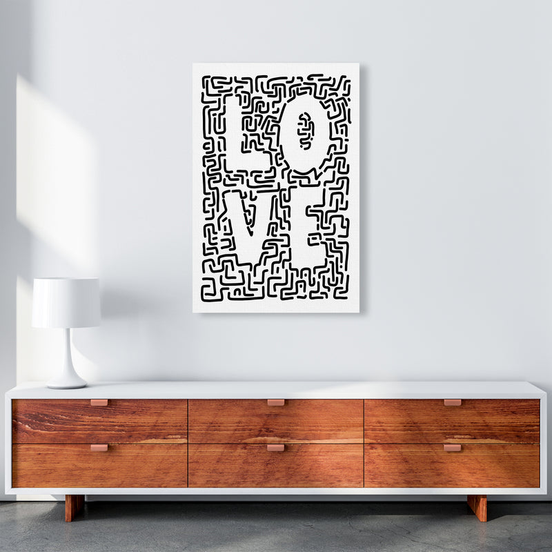 Doodle LOVE Print Original A1 Canvas