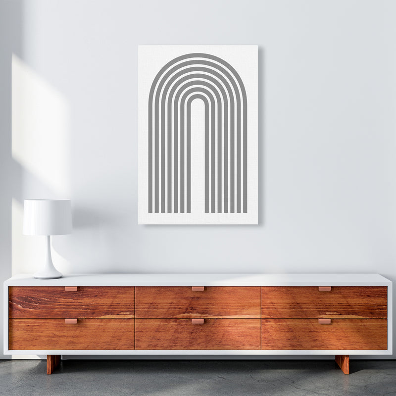 Grey Modern Rainbow Original A1 Canvas