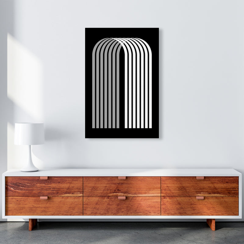 Modern BW Geometric Original A1 Canvas