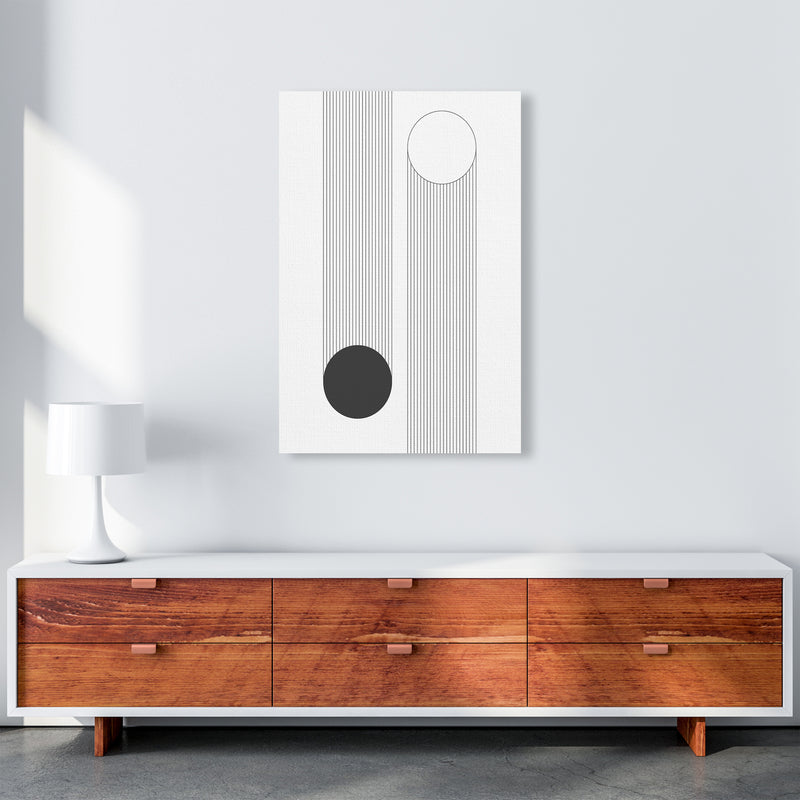 Mid Century Bauhaus Verticle Original A1 Canvas