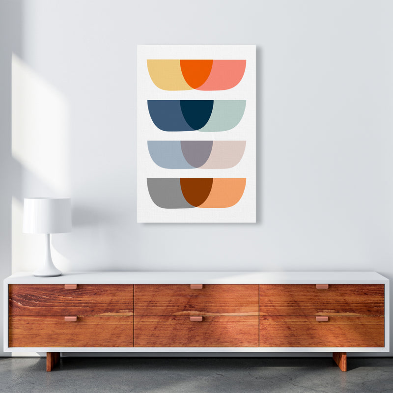 Abstract Mid Century Design Original A1 Canvas