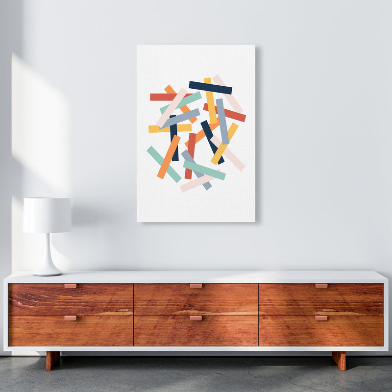 Colorful Scandinavian Lines Original A1 Canvas