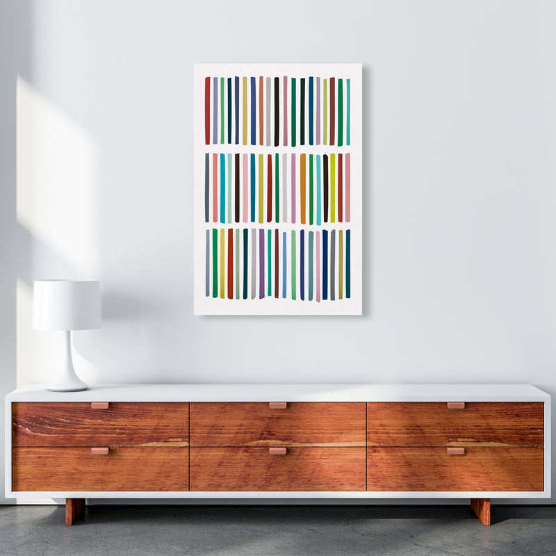 Scandinavian Multicolour Lines Original A1 Canvas