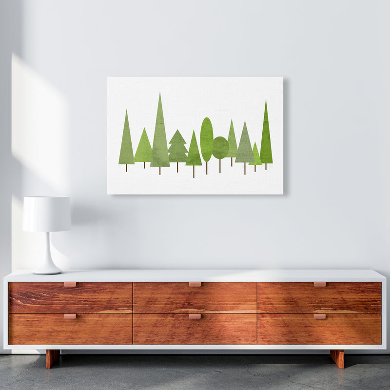 Scandinavian Trees Landscape Original A1 Canvas