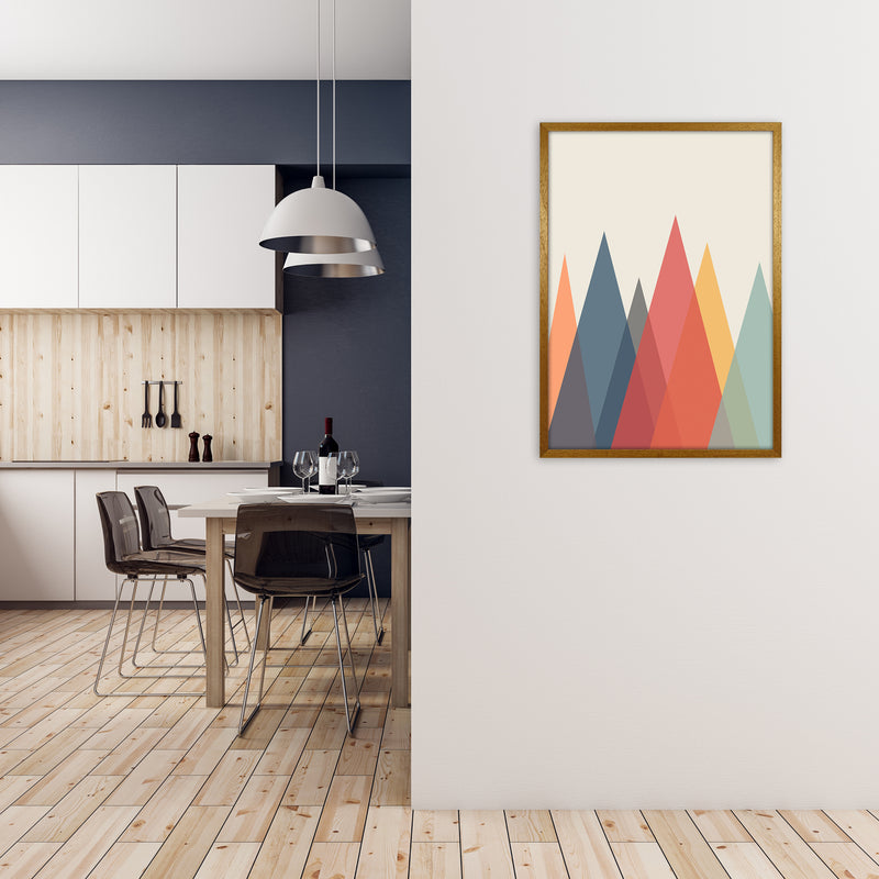 Portrait Mountain Abstract Original A1 Print Only