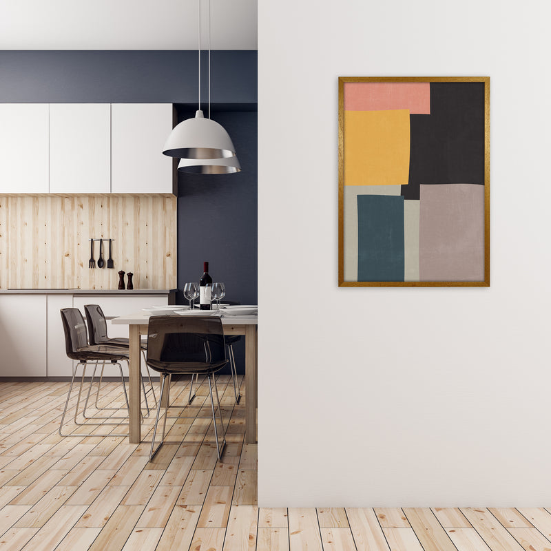 Abstract Block Art Original A1 Print Only