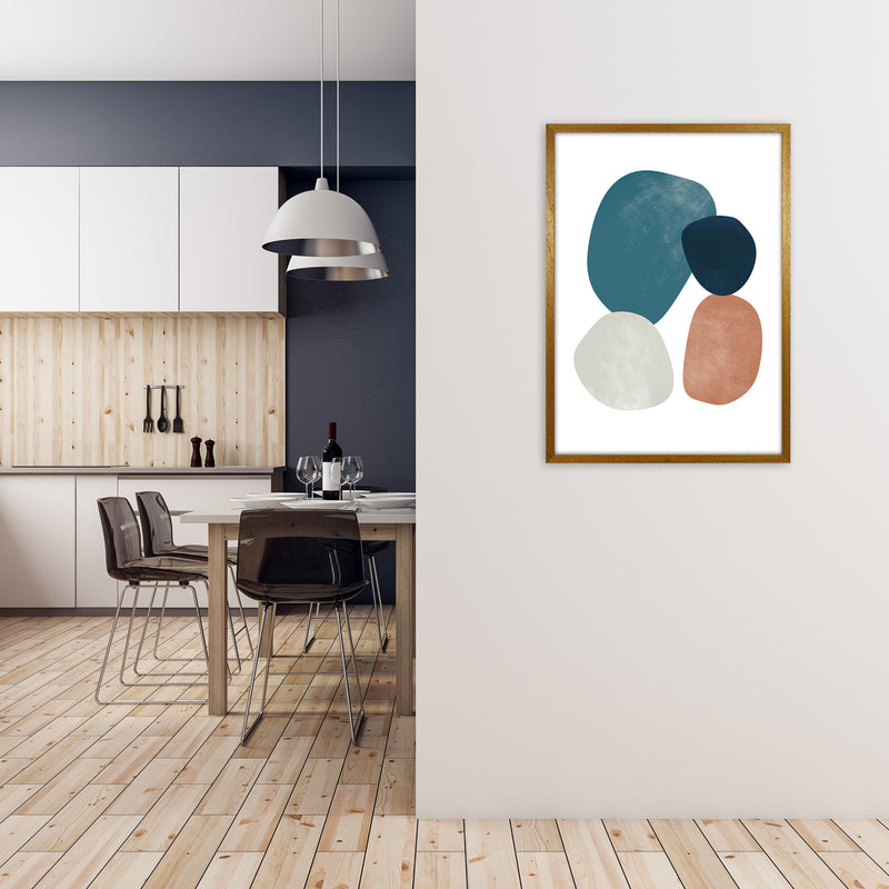 Abstract Earth Shapes Print Original A1 Print Only