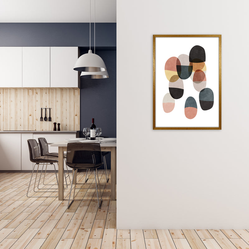 Abstract Shapes Art Original A1 Print Only