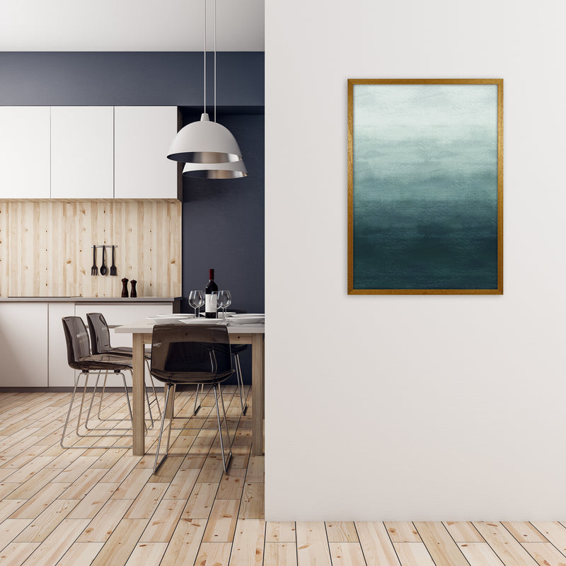 Blue Gradiant Painting Original A1 Print Only