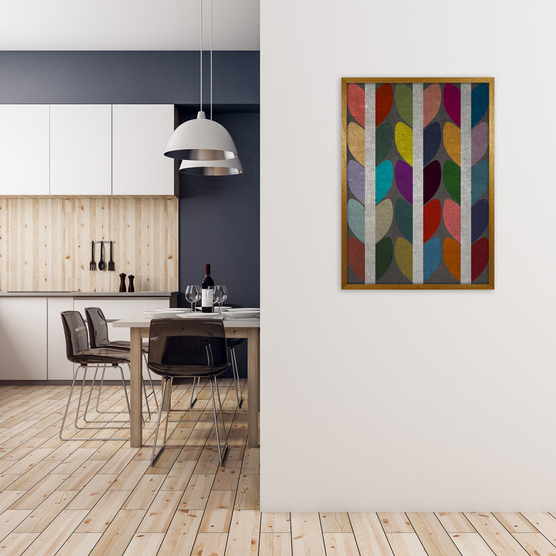 Scandinavian Wall Art Dark Original A1 Print Only