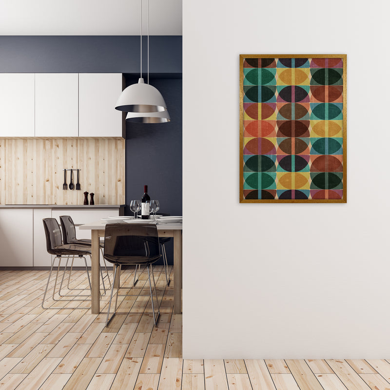 Warm Abstract Pattern Original A1 Print Only