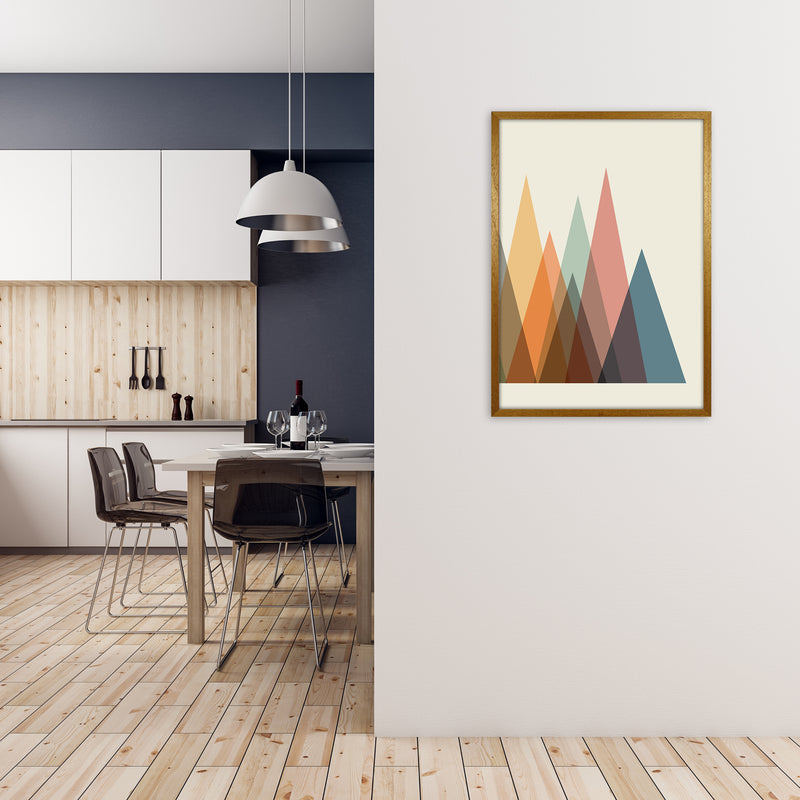 Mid Century Abstract Pair B Original A1 Print Only