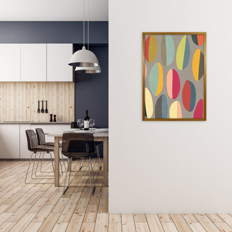 Mid Century Half Pebbles Pair One A A1 Print Only