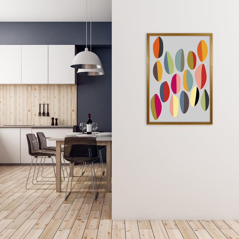 Mid Century Half Pebbles Pair Two B A1 Print Only