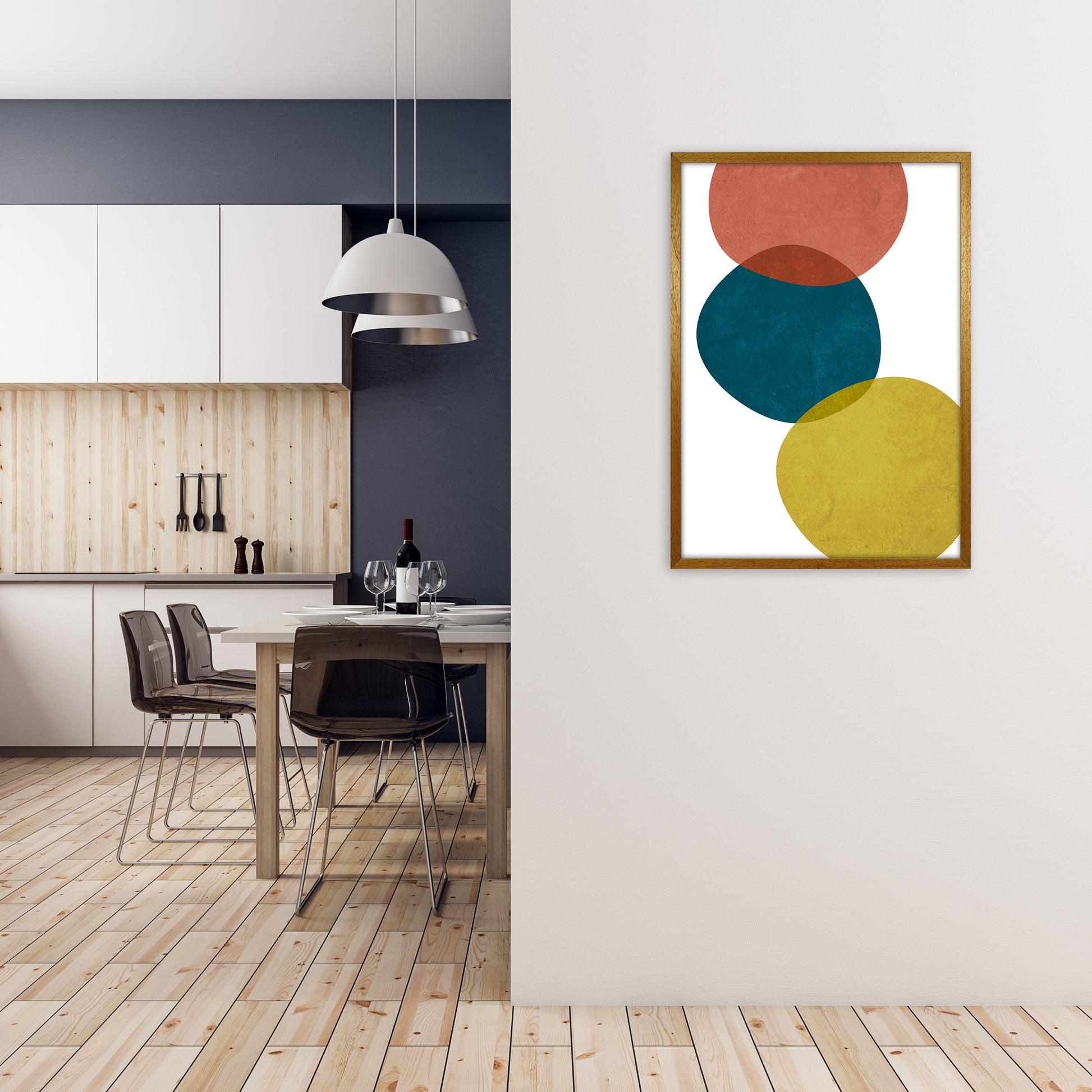 Abstract Shapes Prints A A1 Print Only