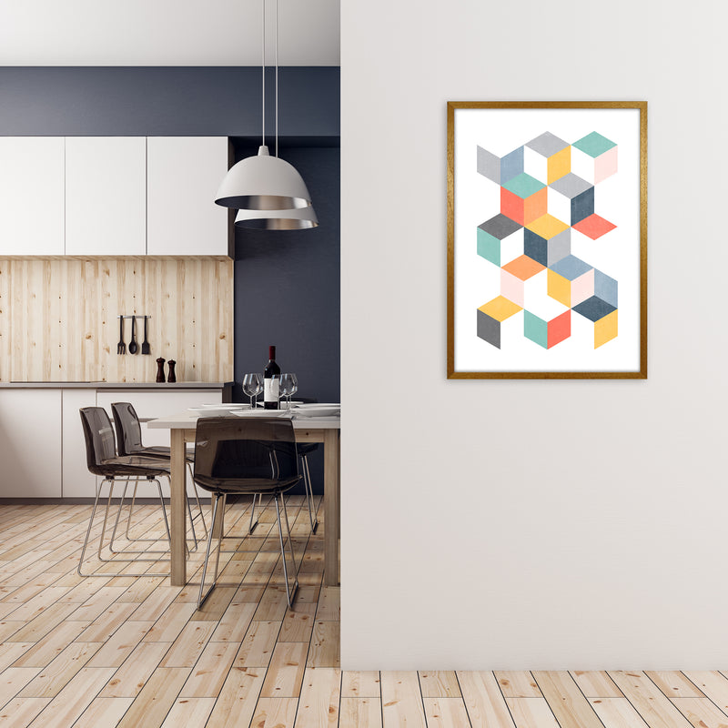 Scandinavian Geometric Print Geo B A1 Print Only