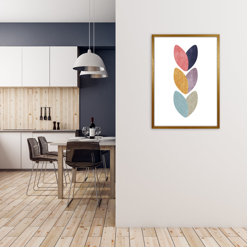 Scandinavian Hearts Wall Art Print B A1 Print Only