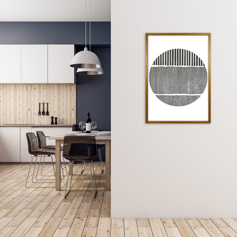Black and White Lines in A1 Print Only