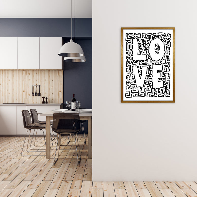 Doodle LOVE Print Original A1 Print Only