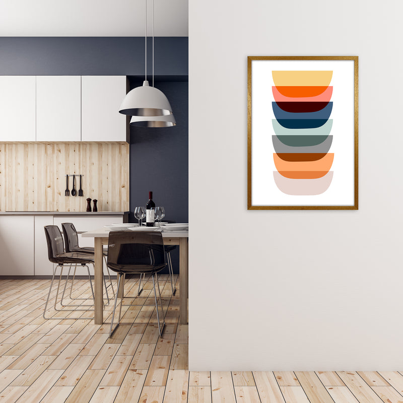 Abstract Mid Century Art Original A1 Print Only