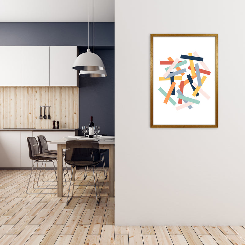 Colorful Scandinavian Lines Original A1 Print Only