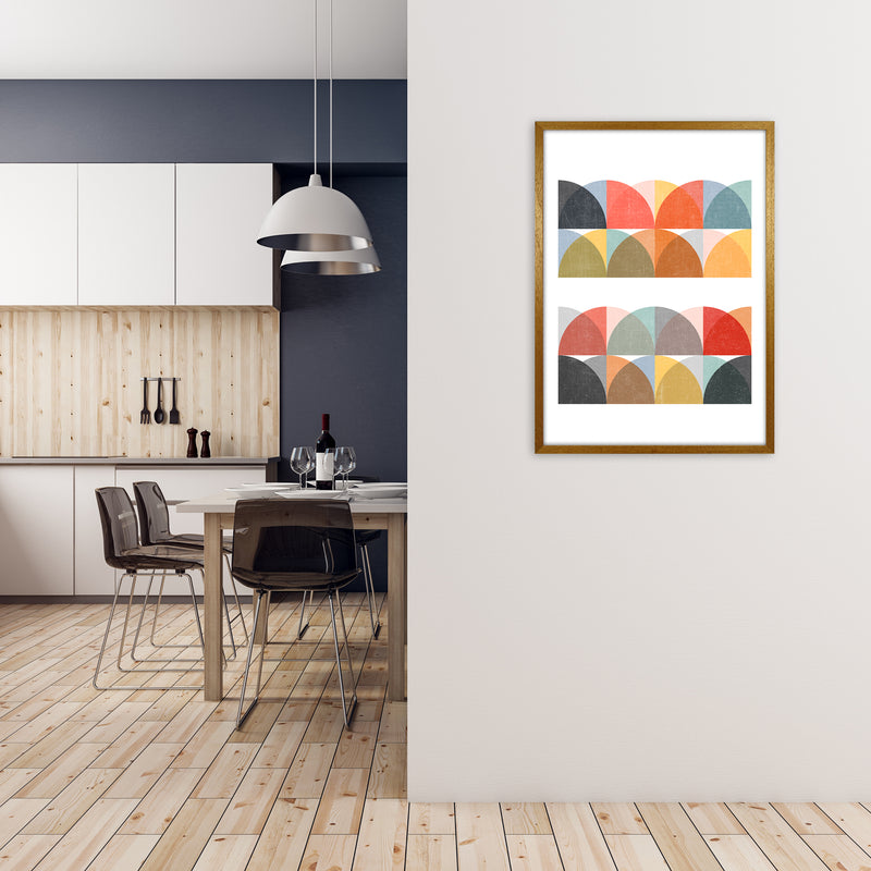 Scandinavian Colorful Geo Original2 A1 Print Only