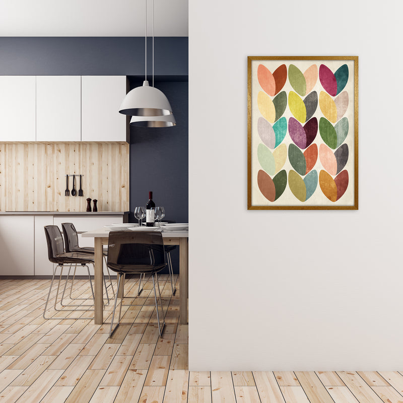 Scandinavian Wall Art on Grey A1 Print Only