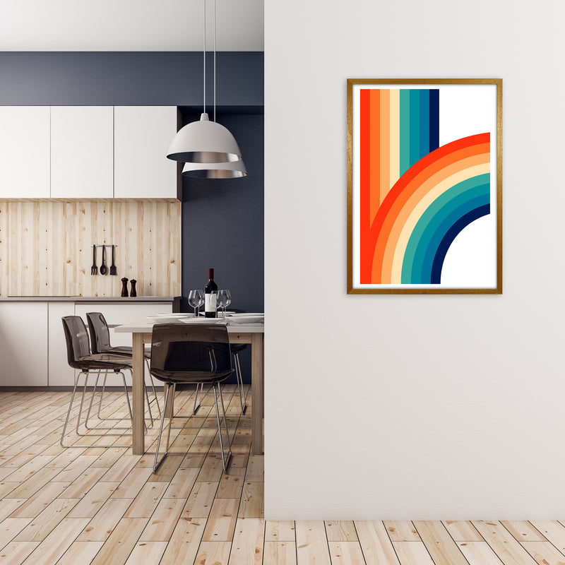 Rainbow Curve One Original A1 Print Only