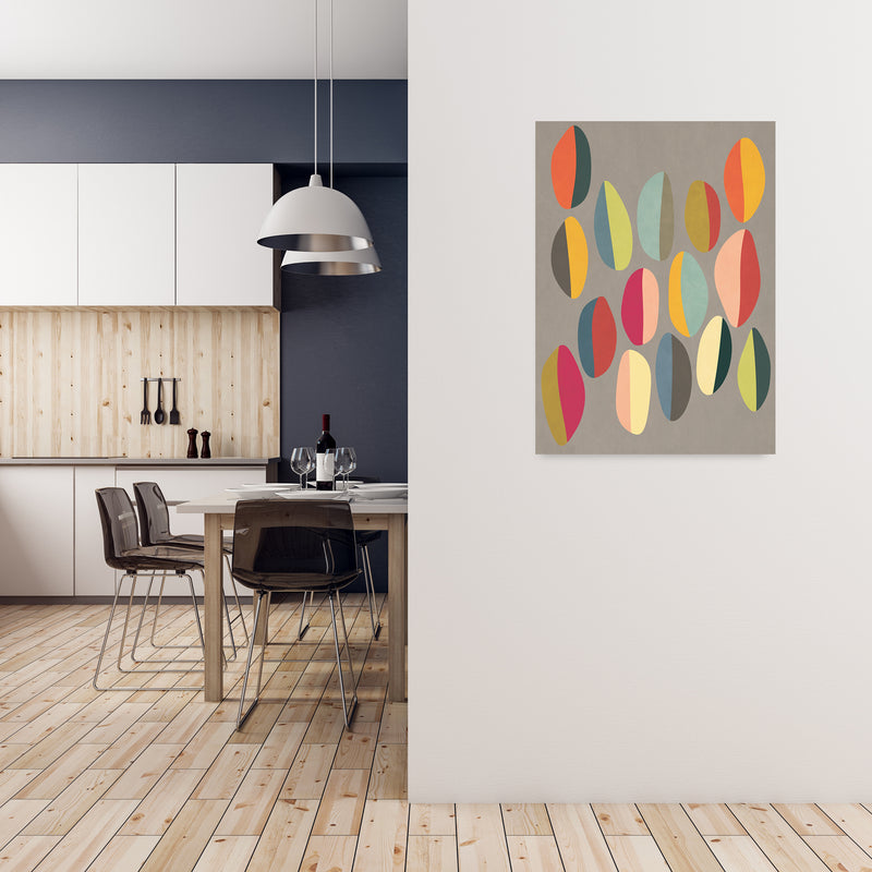 Mid Century Half Pebbles Original A1 Black Frame