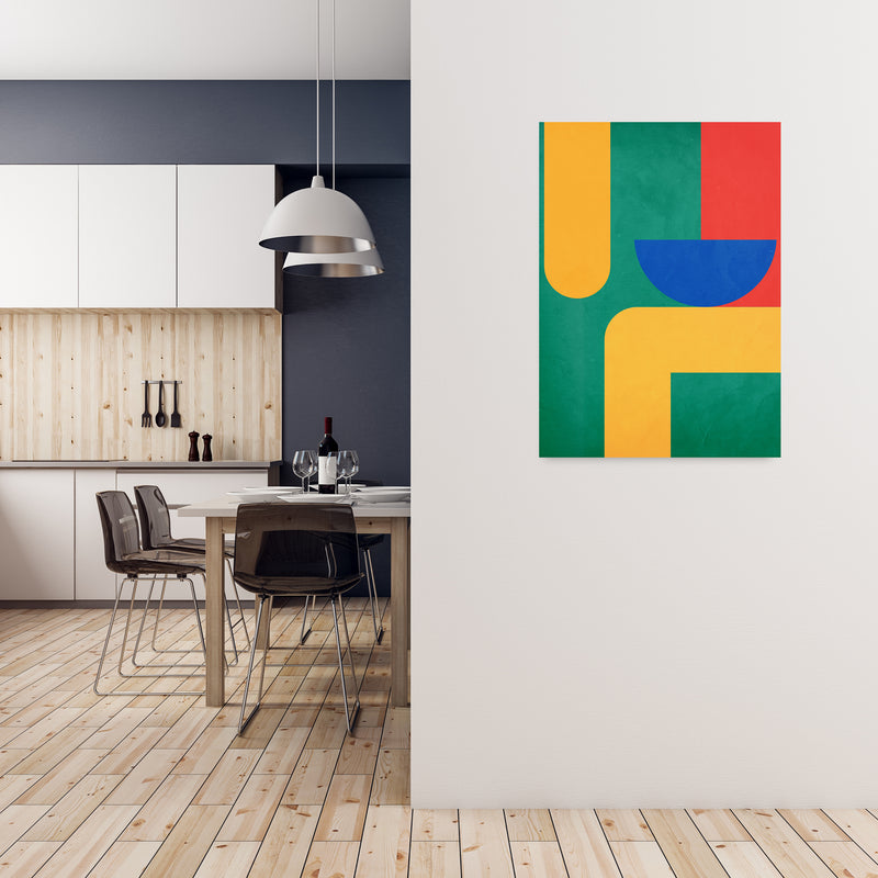 Abstract Pair Left Original B A1 Black Frame