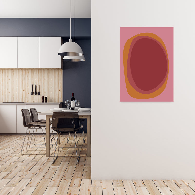 Colourful Bright Abstract Wall Art Print B A1 Black Frame