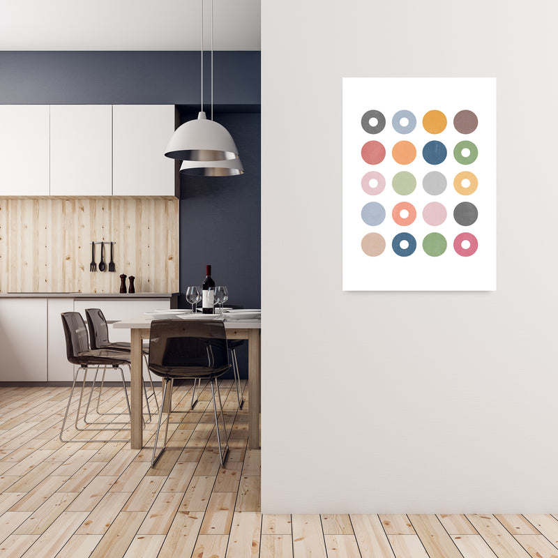 Scandinavian Art Print B A1 Black Frame