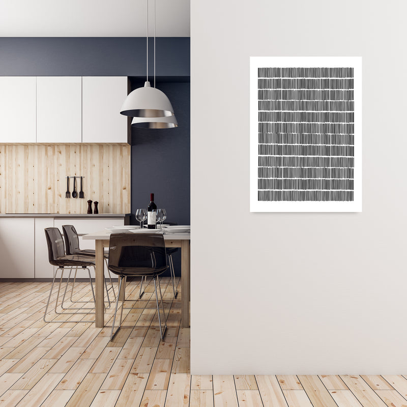 Black Lines Ultra Original A1 Black Frame