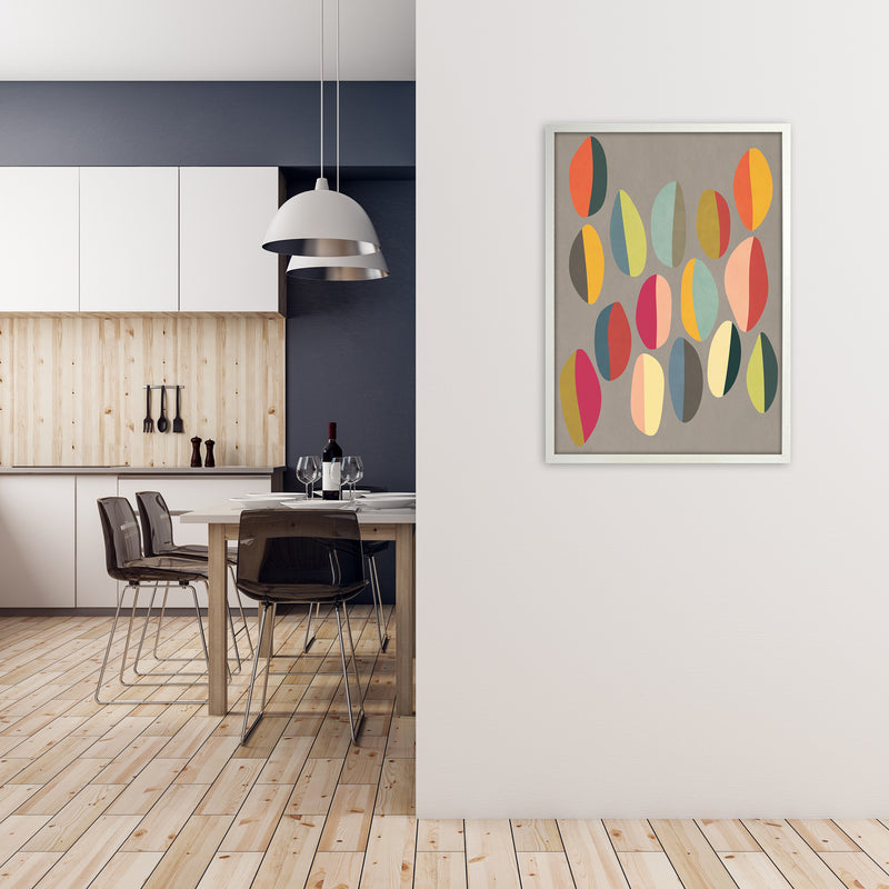 Mid Century Half Pebbles Original A1 Oak Frame