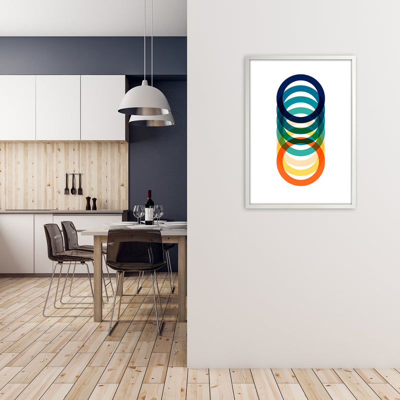 Mid Century Rings Original A1 Oak Frame