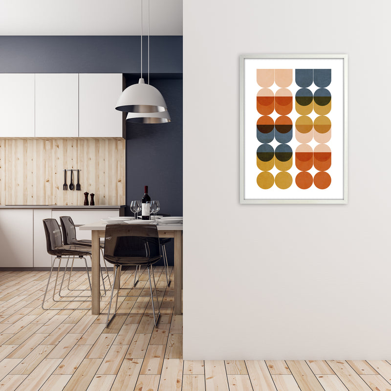 Mid Century Modern Set of 2 A Original A1 Oak Frame