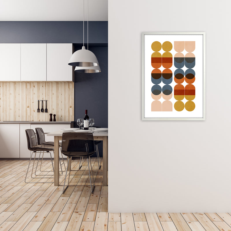 Mid Century Modern Set of 2 B Original A1 Oak Frame