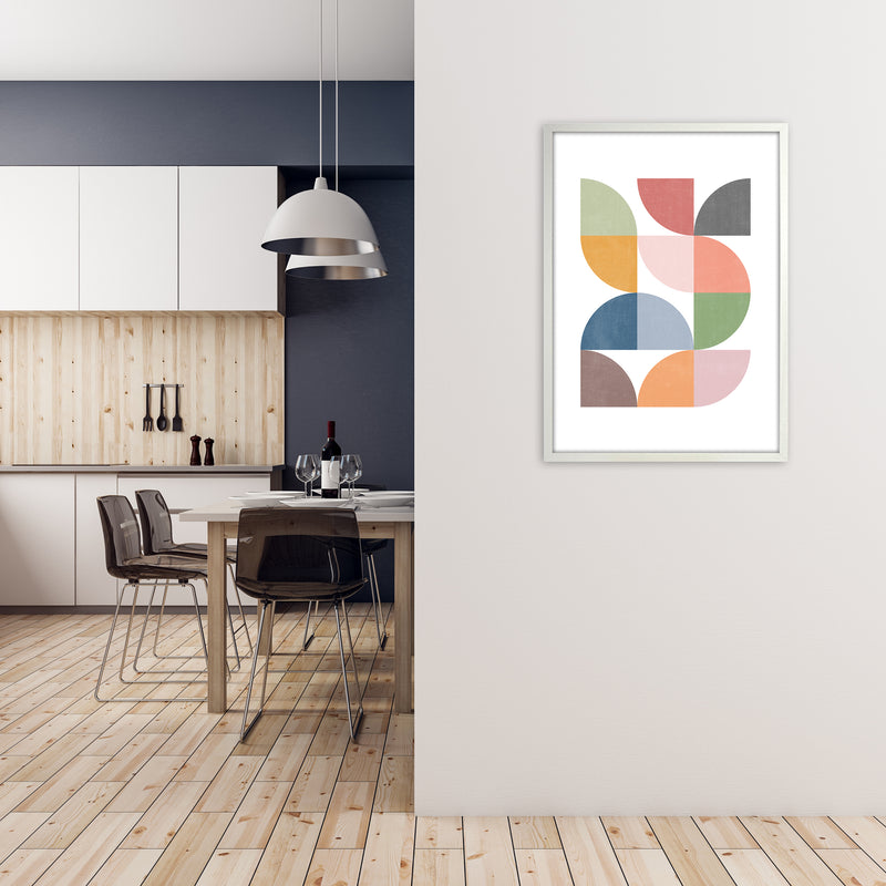Scandinavian Art Print A A1 Oak Frame