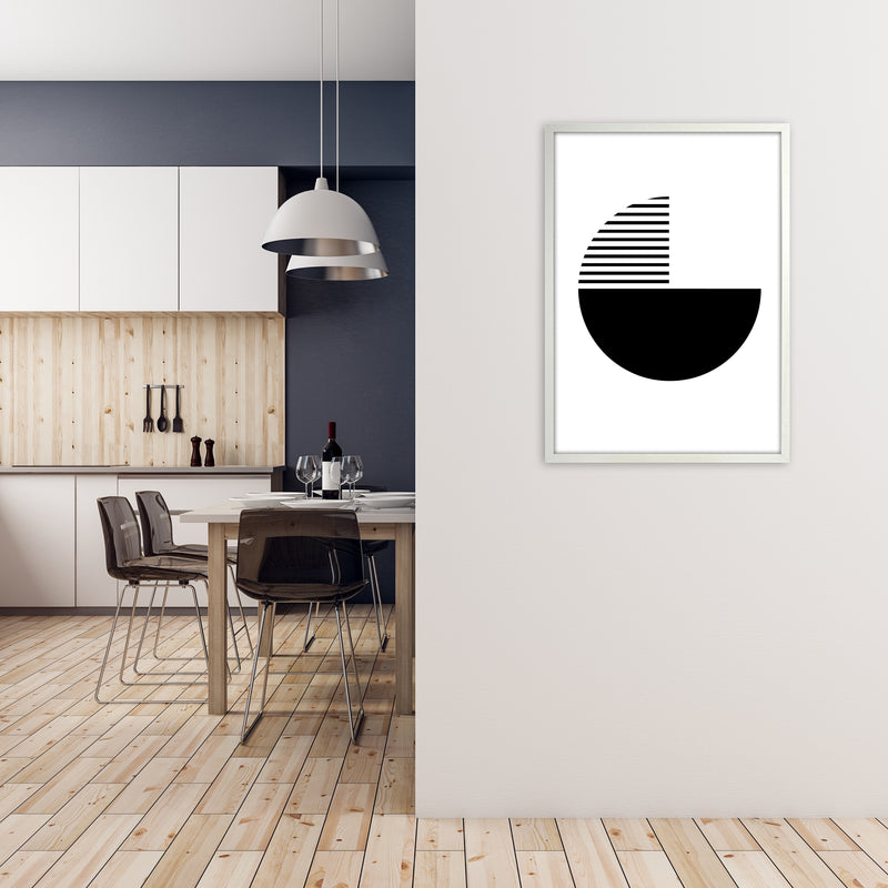Mid Century Black Original A1 Oak Frame