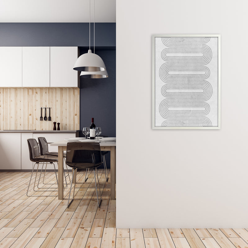 Black and White Set B A1 Oak Frame