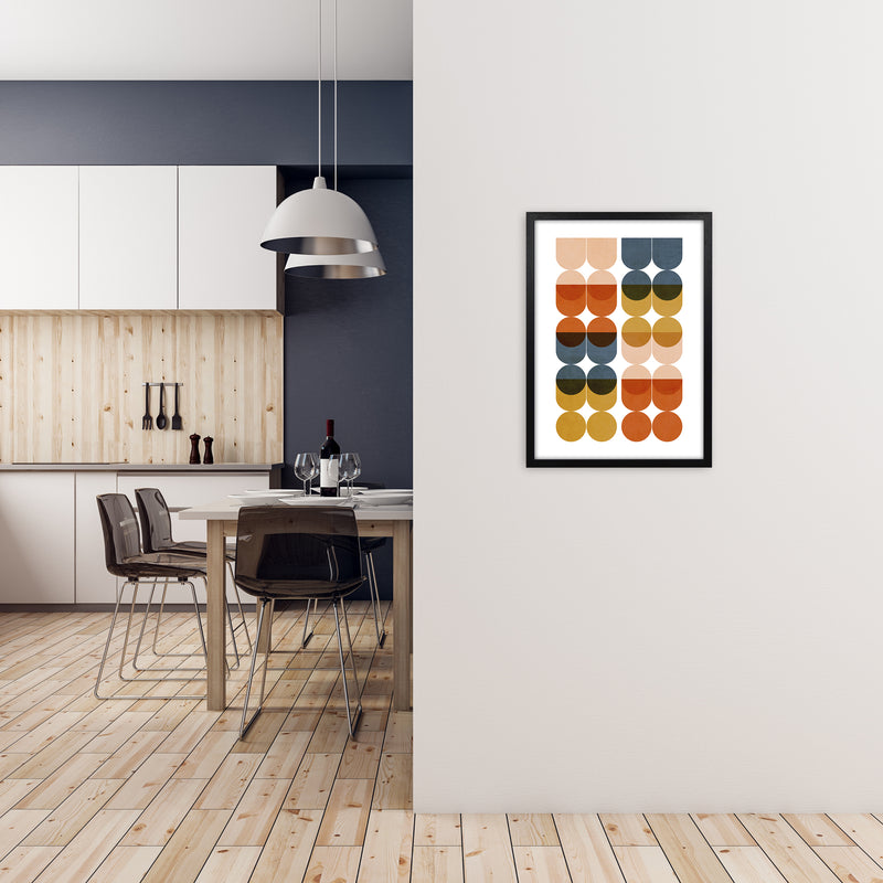 Mid Century Modern Set of 2 A Original A2 White Frame