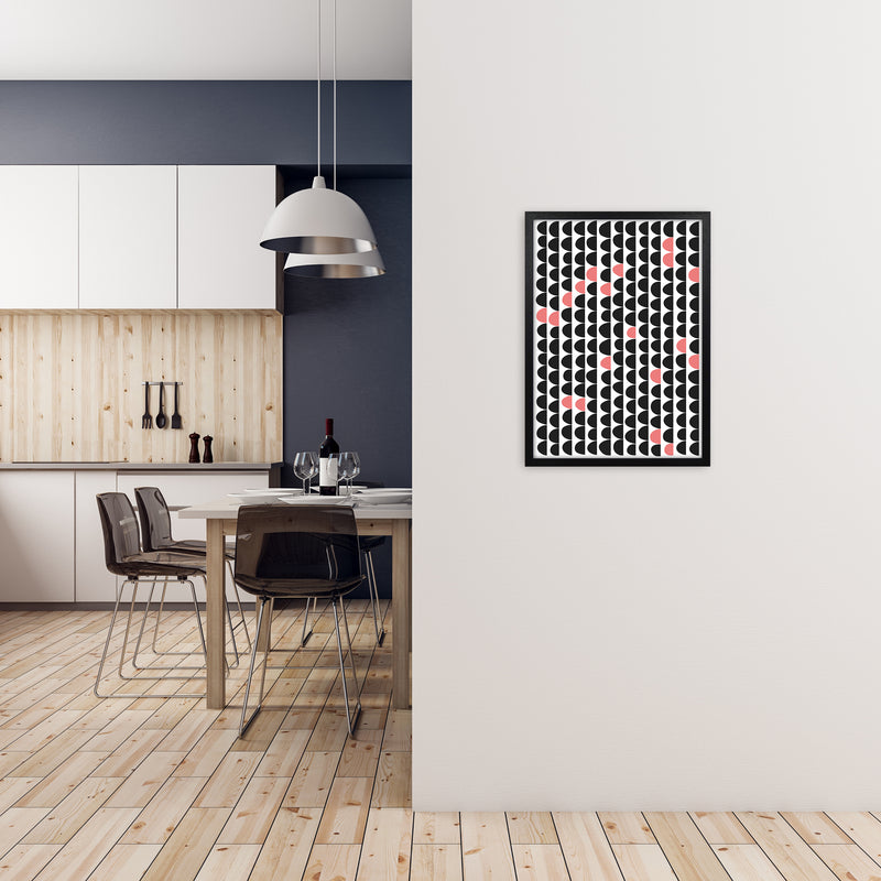 Minimal Mid Century Original A2 White Frame