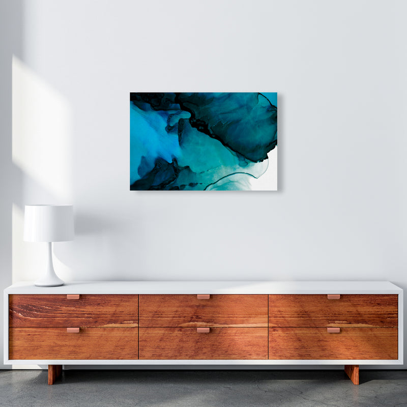 Blue Inspiration Watercolor Original A2 Canvas