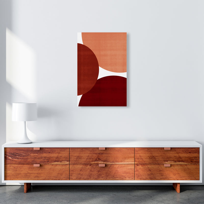 Abstract Art Reds Original Modern Contemporary Art Print by Print Punk Studio A2 Canvas