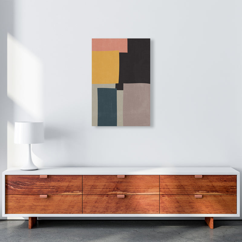 Abstract Block Art Original A2 Canvas